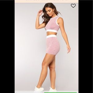 NWT- Roll Through Ribbed Set - Lavender